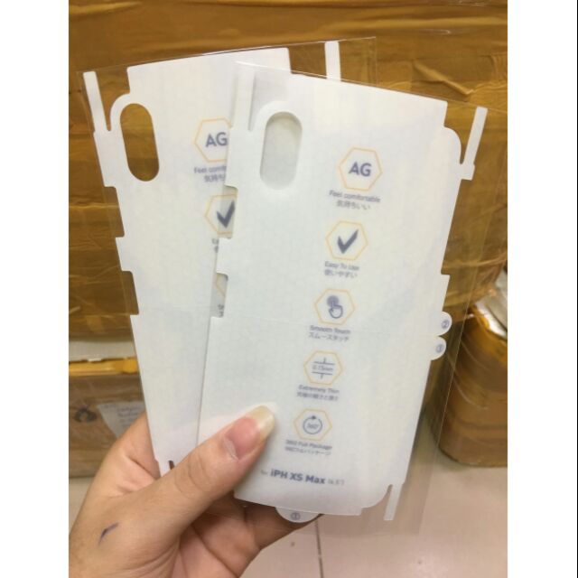Miếng dán PPF full viền chống vân tay AG cho iPhone XsM