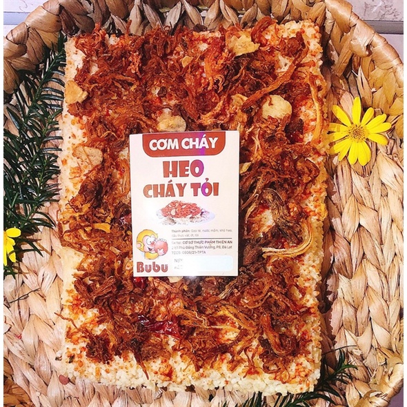 Cơm Khô Heo Cháy Tỏi 250