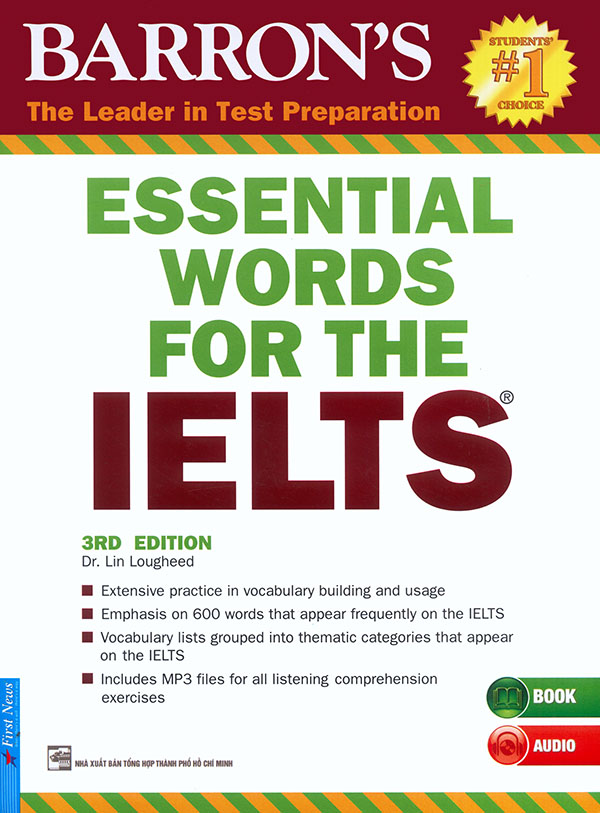 Sách - Barrons Essential words for the IELTS - 3rd edition