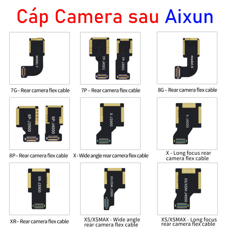 Cáp hàn camera sau i.phone 7p-8p-x-xs-xs max