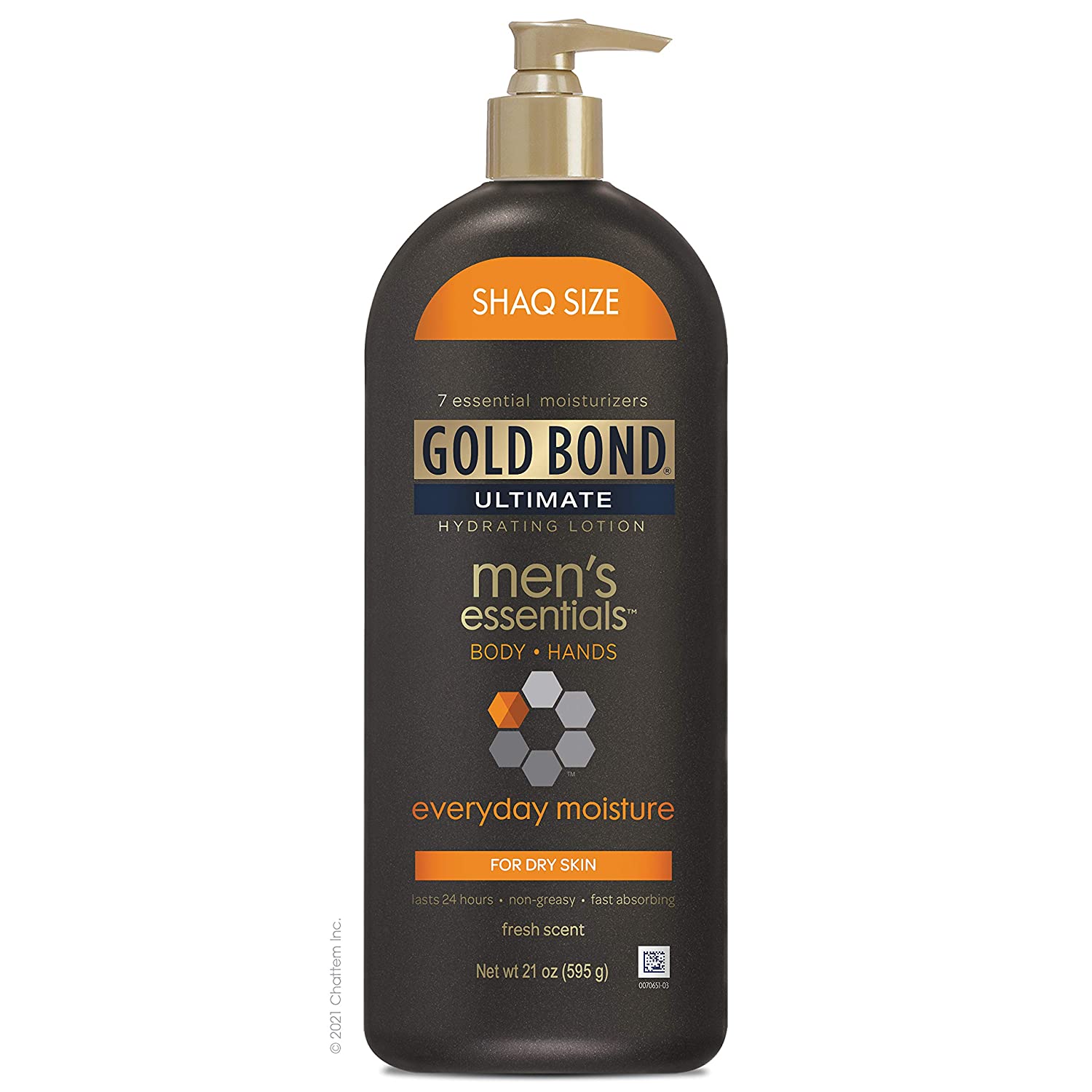 Dưỡng thể cho tay & toàn thân dành cho nam Gold Bond Men's Everyday Essentials Lotion 184g/411g/595g (Mỹ)
