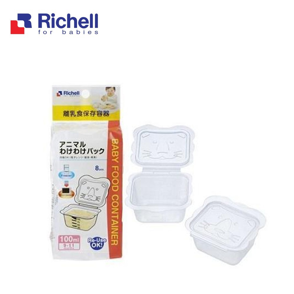Bộ chia thức ăn richell trữ đồ ăn dặm cho bé