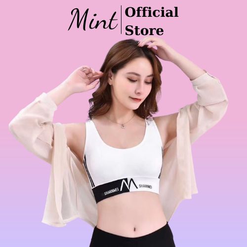 Áo bra thể thao tập gym, áo bra thun tập yoga, áo lót nữ mút mỏng nâng đẩy ngực, áo tập thể thao thấm hút mồ hôi tốt, áo ngực cotton