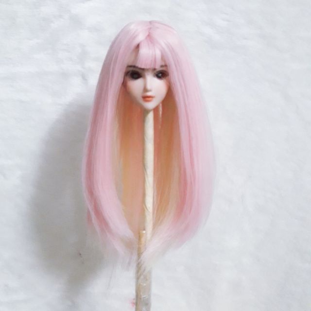 《Giảm giá》Tóc giả dành cho búp bê vòng đầu 9-10.5cm, 11-12,5cm và 13-14,5cm