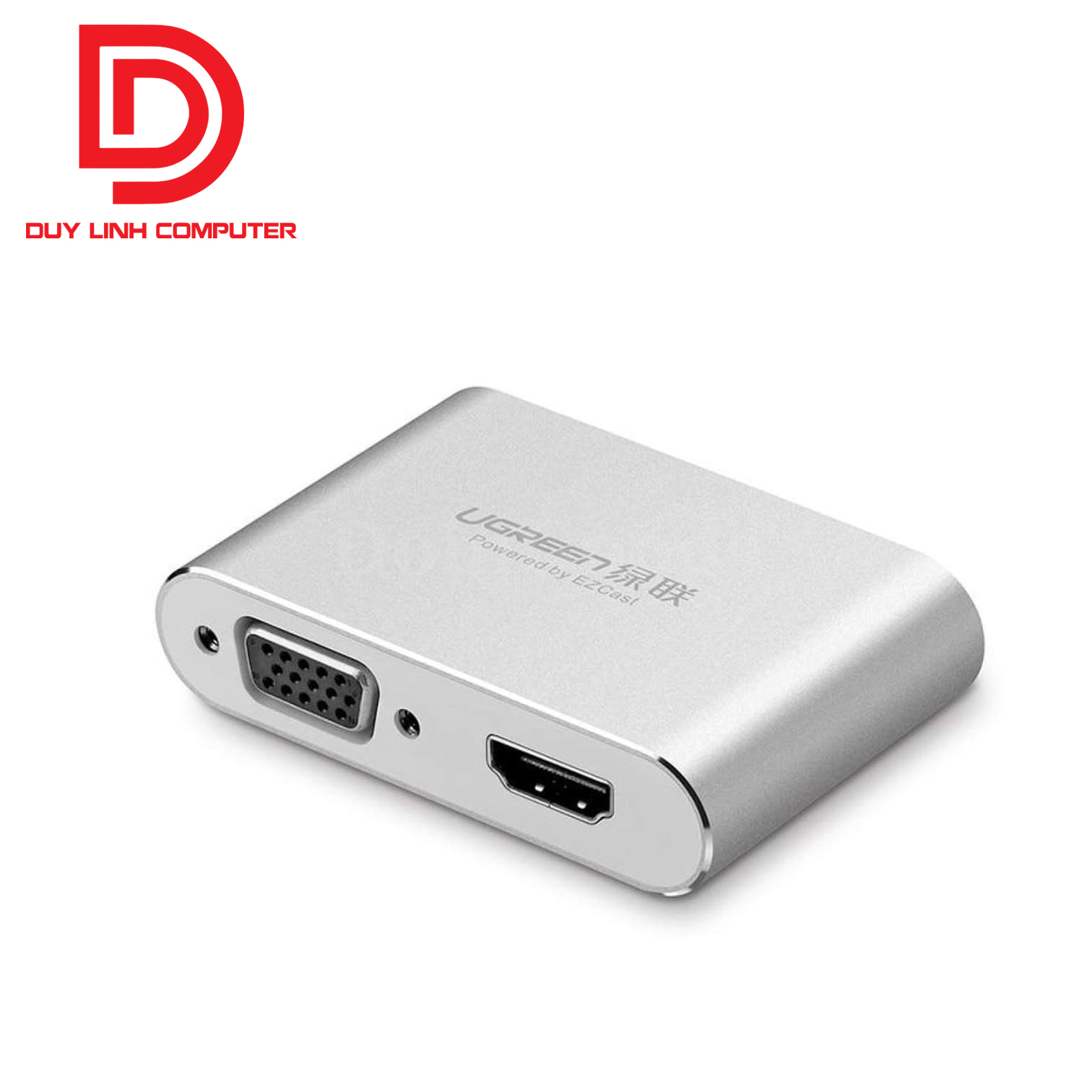 Bộ chuyển đổi cổng lightning to hdmi + vga cho iphone5/6 , ipad ugreen ug-30522