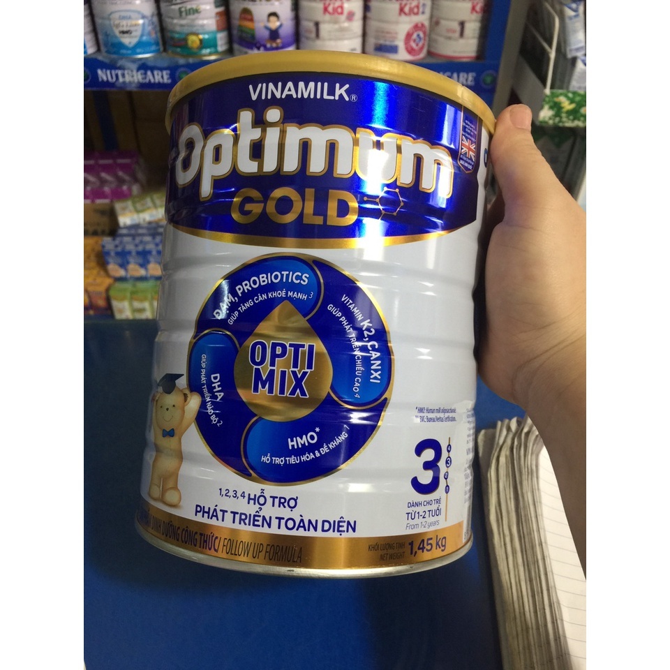 Sữa bột optimum gold 3 1450g
