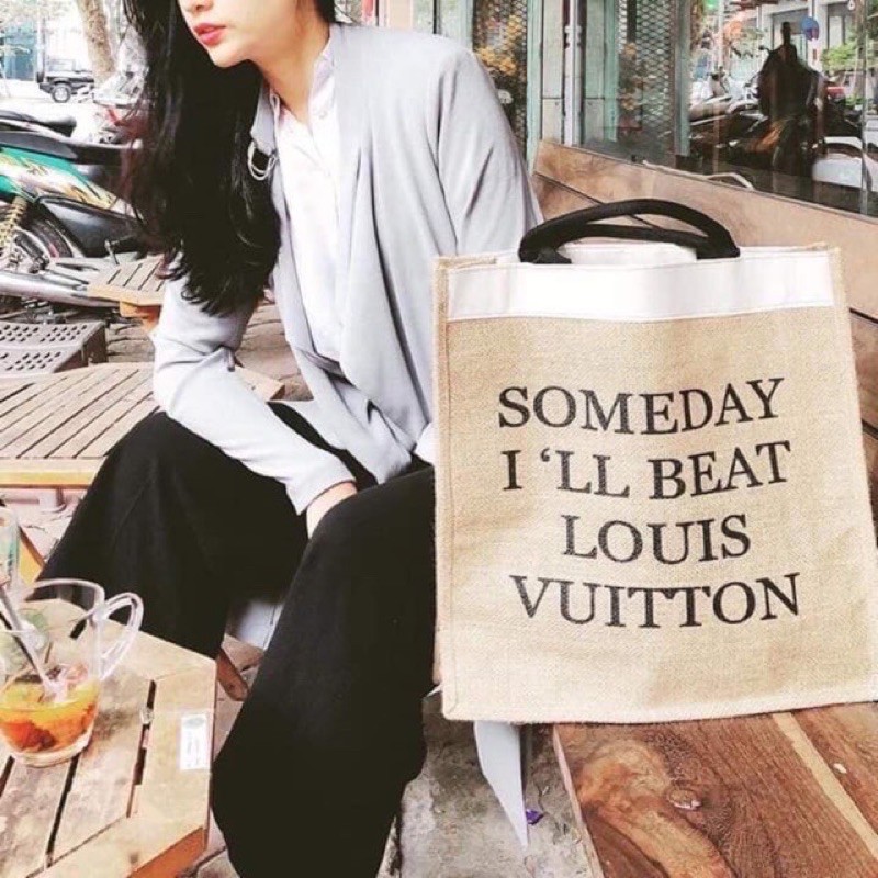 Túi cói some day đi biển túi cói đựng đồ du lịch