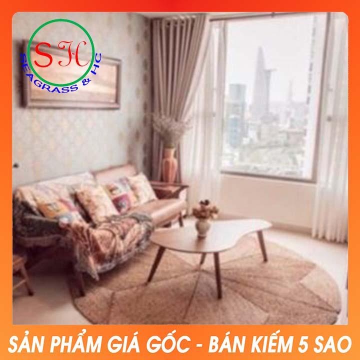 Thảm cói múi đặc hình sao nhiều size loại cói chọn