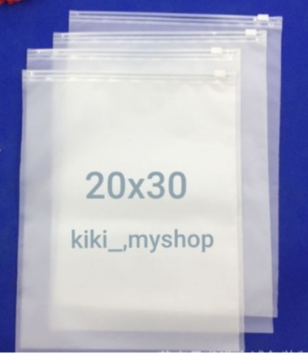 Túi zip lụa mờ có khoá kéo size 20x30 loại dày đẹp