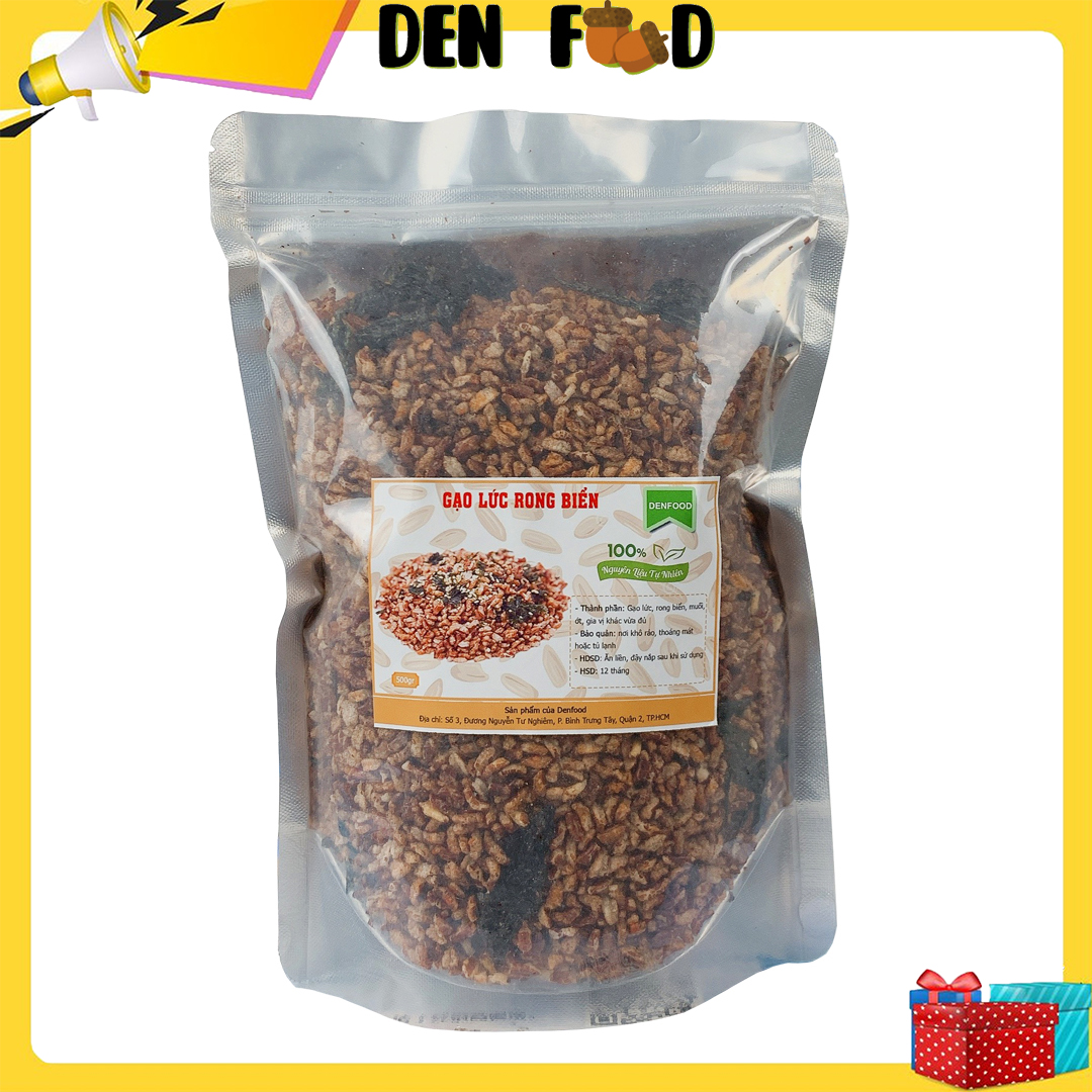 Gạo lứt sấy rong biển giòn ngon vừa vị 500g