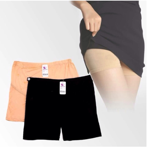Quần đùi mặc váy bầu( cạp chéo và chun chỉnh)