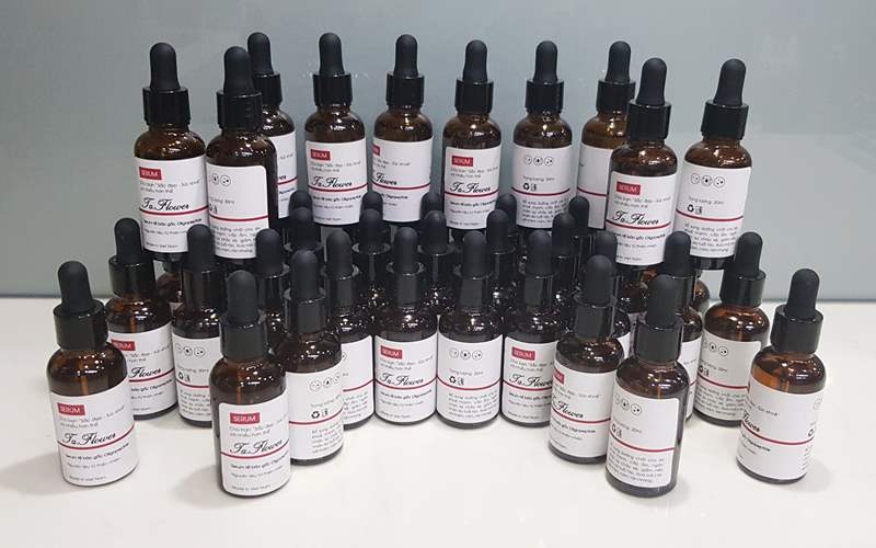 Serum Oligopeptide ngăn chặn sự chảy xệ, giảm nếp nhăn, xóa mờ vết thâm, nám, tàn nhang - Serum TA.Flower.
