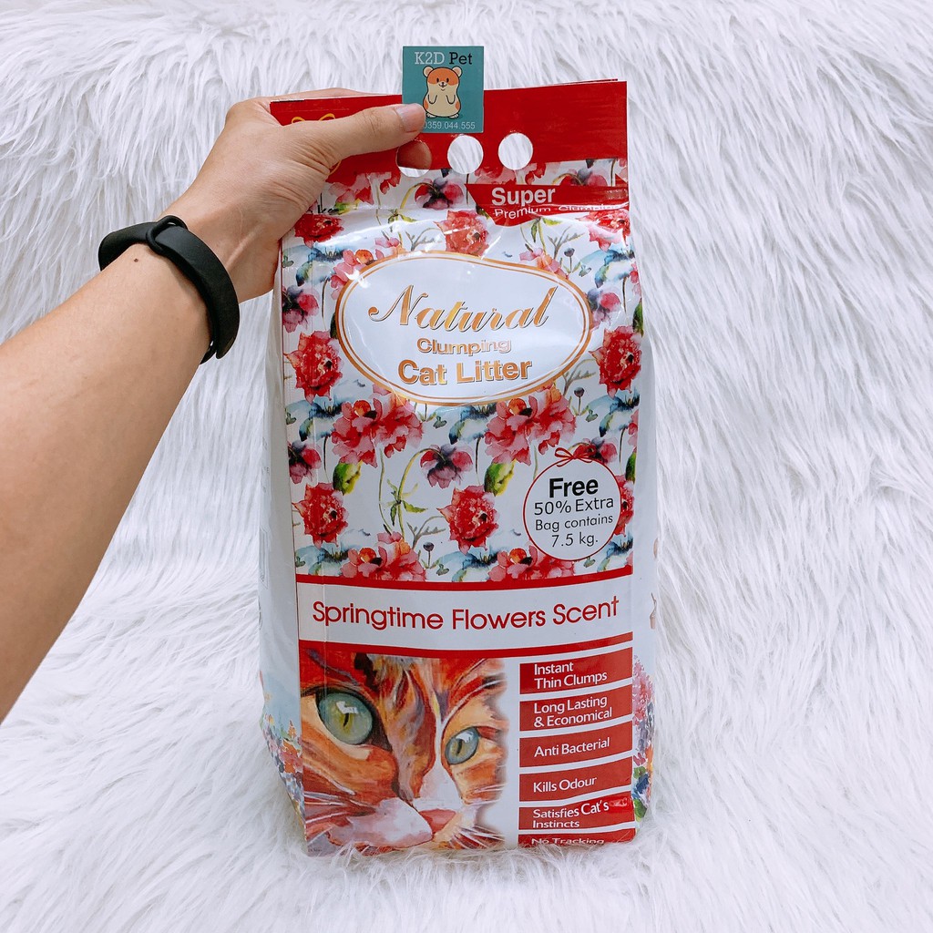 [Hoàn tiền 10%]Cát Buddy Ấn Bao 7,5Kg Lót Chuồng Vệ Sinh Cho Hamster Mèo