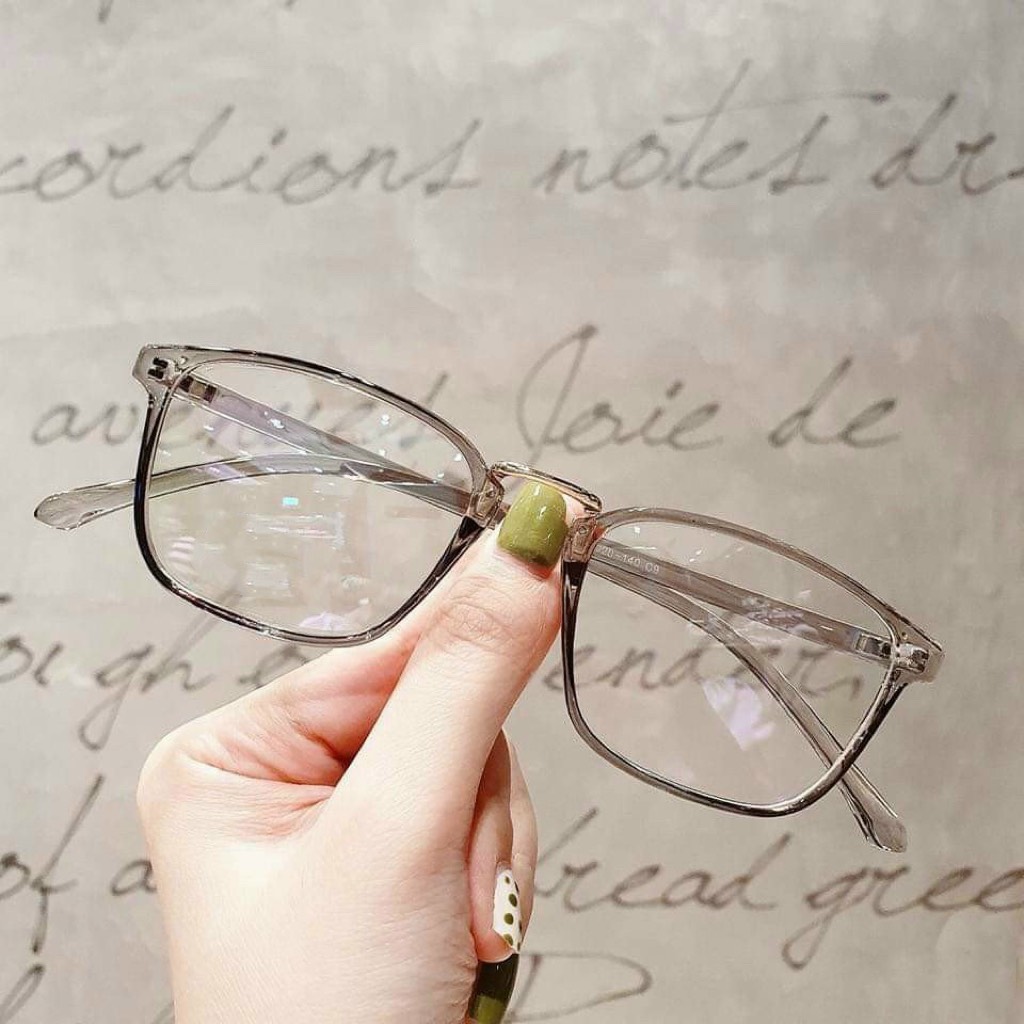 Mắt Kính Thời Trang Nam Nữ Gọng Kính Mắt Dẻo Trẻ Trung Thay Được Tròng Cận