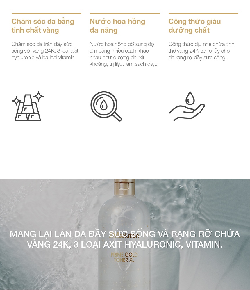 Nước Cân Bằng Chống Lão Hóa JMsolution Prime Gold Toner XL 600ml | Lazada.vn