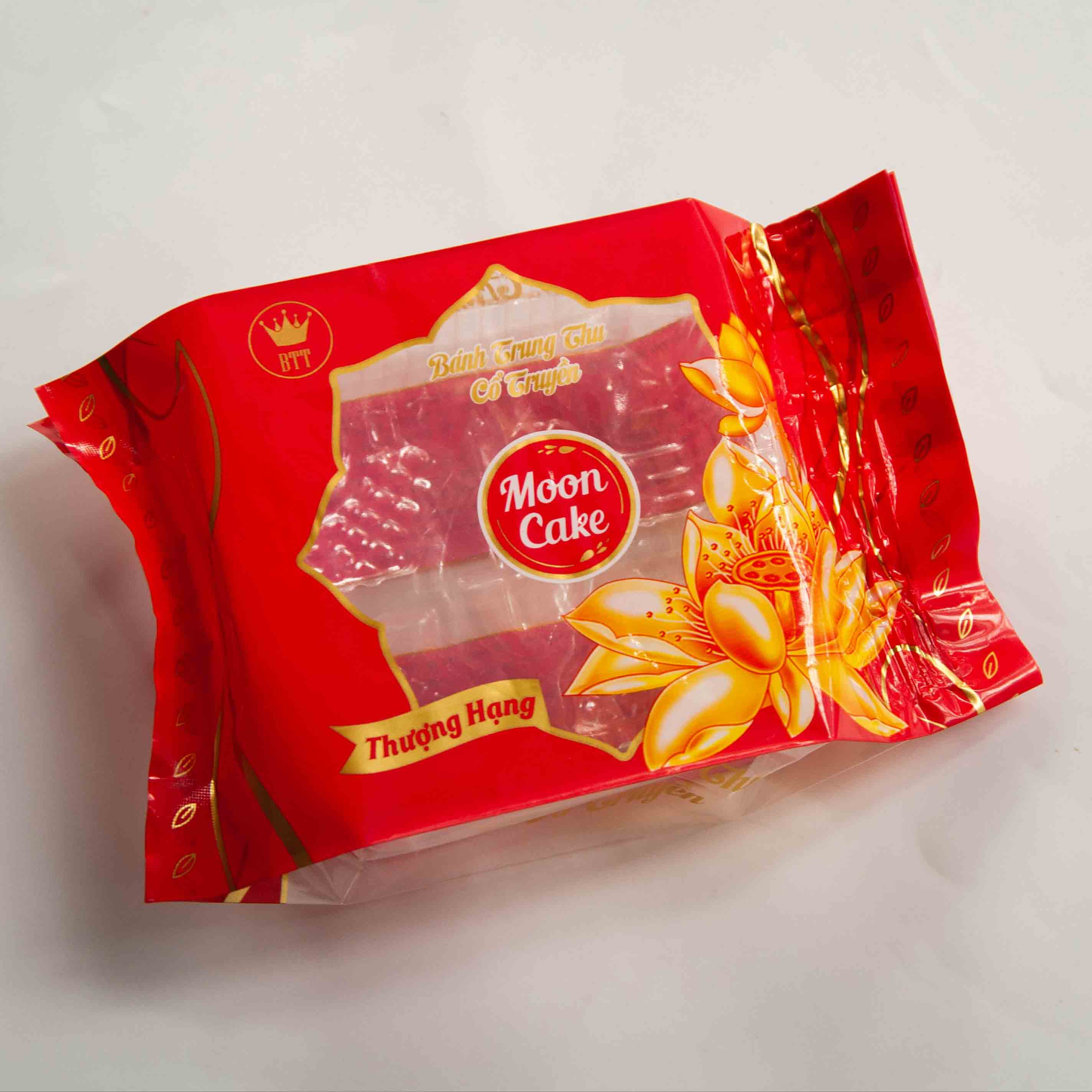 Khay túi bánh trung thu 250-300gr mẫu hoa sen tập 100 bộ