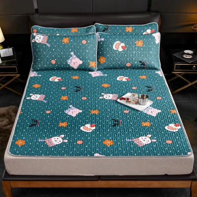 Chiếu điều hòa TENCEL mủ cao su non loại 1m6x2m mẫu con vật ngộ nghĩnh mới nhất 2021
