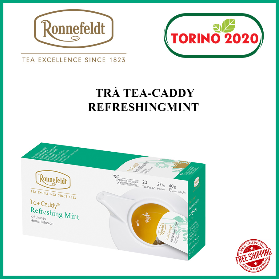 Trà Túi Lọc Ronnefeldt tea - Trà túi lọc Tea-Caddy RefreshingMint 1 hộp / 20 sachets