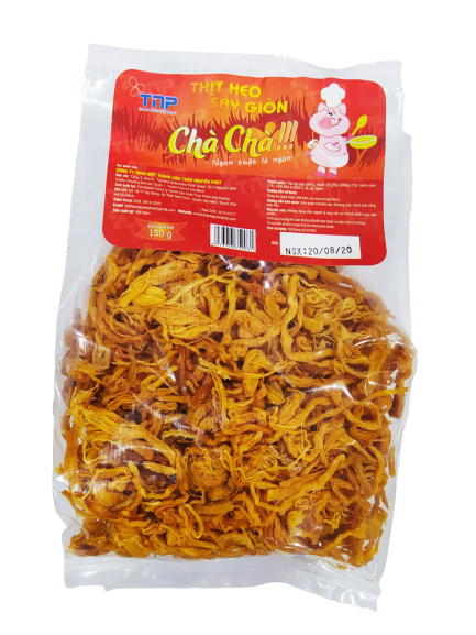 Thịt heo sấy giòn Chà Chà - Thảo Nguyên Phát gói 150g