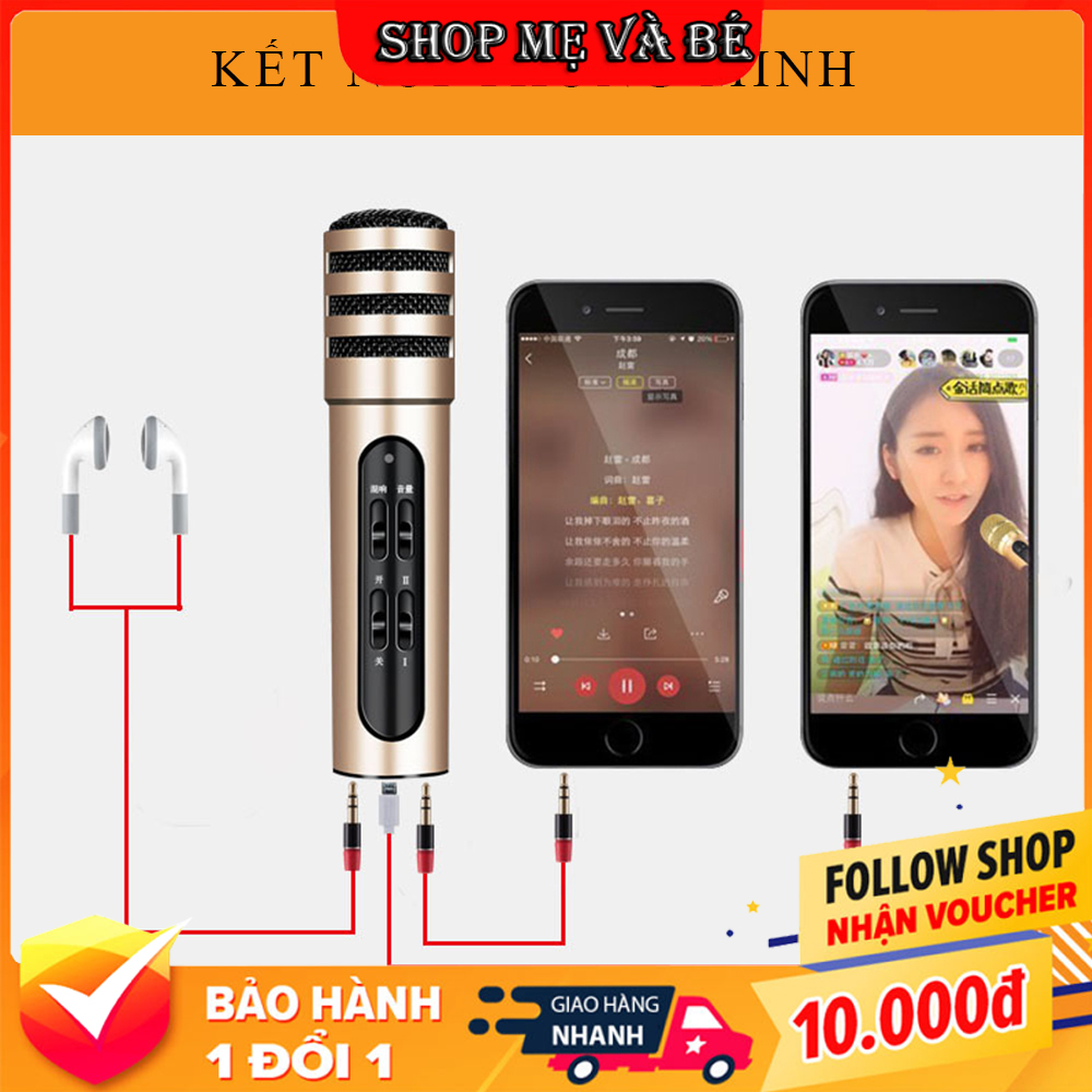 Micro thu âm - hát livestream c7 - âm thanh rõ nét, trong trẻo, không tạp âm - nhỏ gọn, dễ lắp đặt