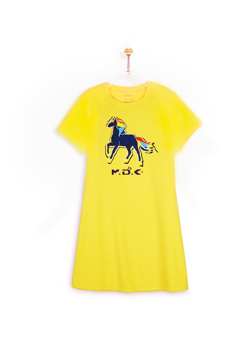 Đầm bé gái easy dress m.d.k signature horse ez dress- cahor20d06