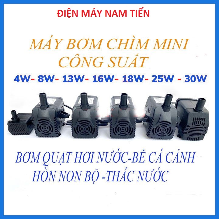 máy bơm nước quạt điều hòa 18w - máy bơm quạt hơi nước gia đình - máy bơm 18w