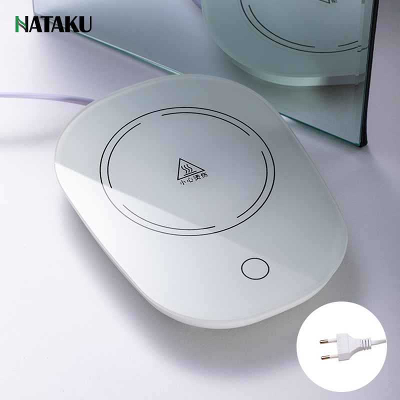 Đế Hâm Nóng Đồ Uống Đế Lót Ly Giữ Nhiệt Cốc Hâm Nóng Đồ Uống ABS 16W 55℃ Thermal Coaster