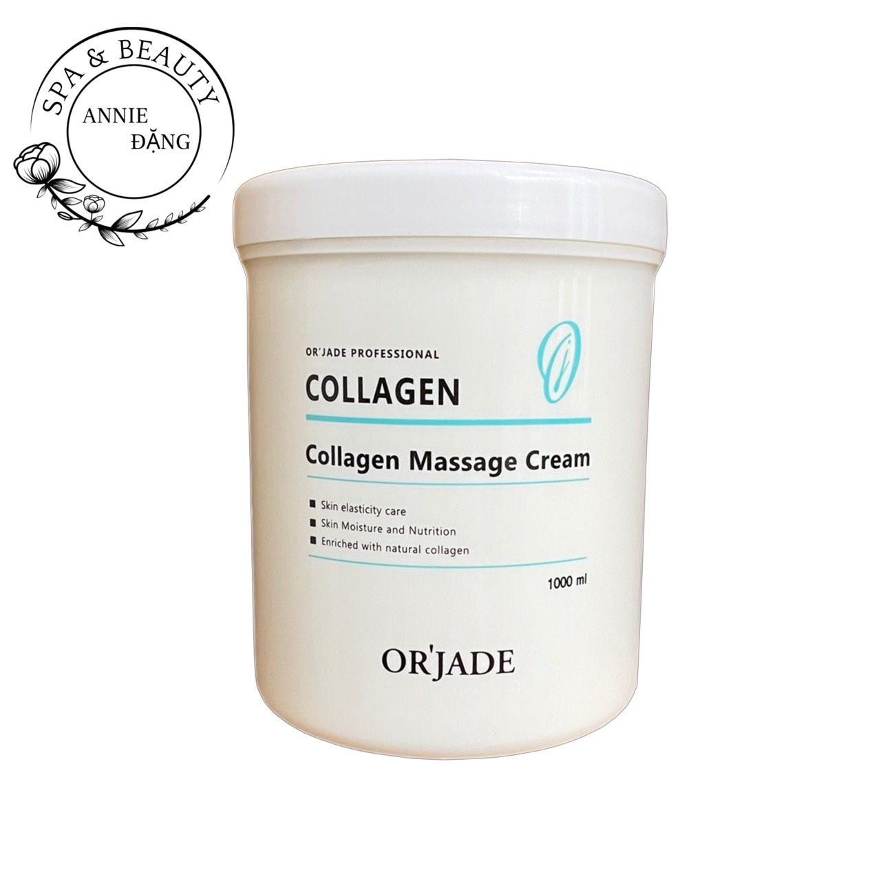 Kem massage mặt or'jade collagen massage cream 1000ml