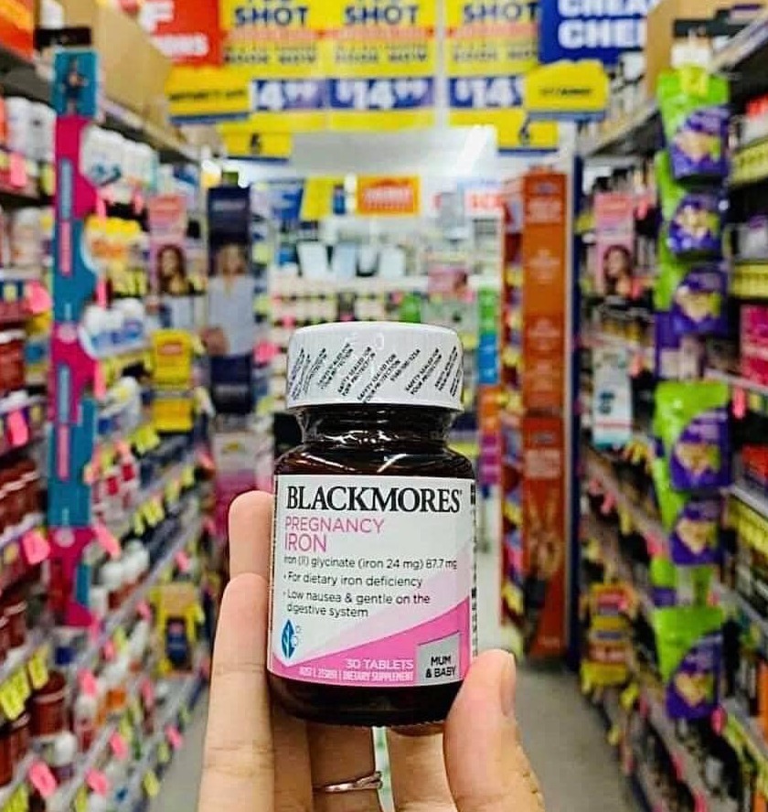Sắt cho bà bầu Blackmores Pregnancy Iron 30 viên