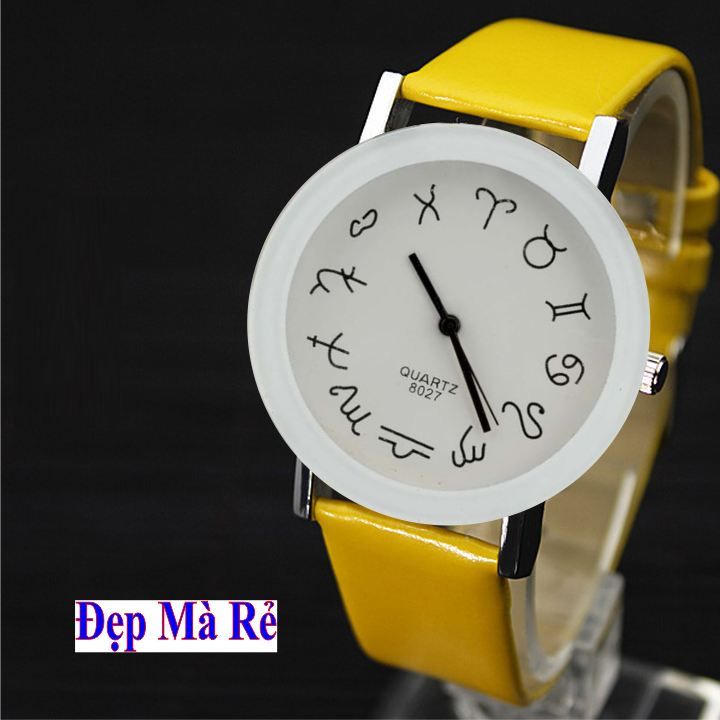 ( Tặng kèm thêm 1 viên pin ) Đồng hồ Teen mặt 12 số cung hoàng đạo