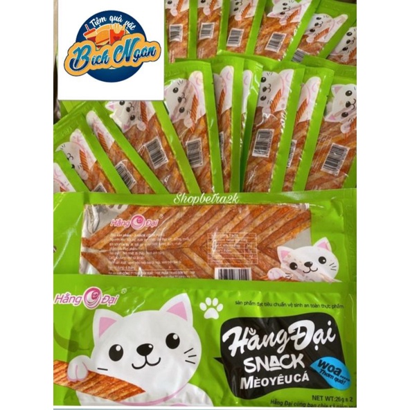 1 Bịch Snack Mèo Yêu Cá_ Ăn Vặt Tuổi Thơ