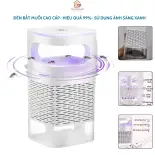 Đèn Bắt Muỗi LED Ánh Sáng Xanh Tự Động, Hiệu Quả 99%, Cao Cấp, Tiện Ích Kiêm Đèn Ngủ