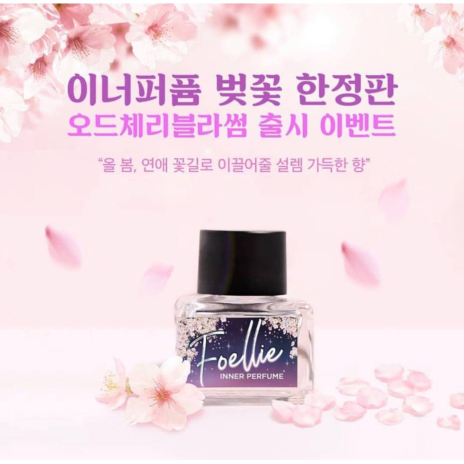 Nước Hoa Vùng Kín Foellie Inner Perfume - Eau de Cherry Blossom 5ml