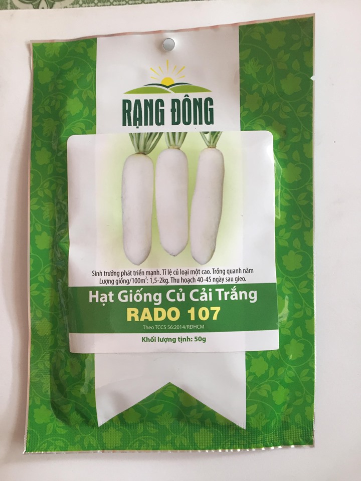 Hạt giống củ cải trắng Rạng Đông