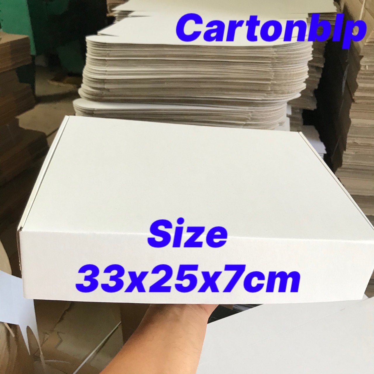 Combo 10 hộp gài đựng quần áo size 33x25x7cm
