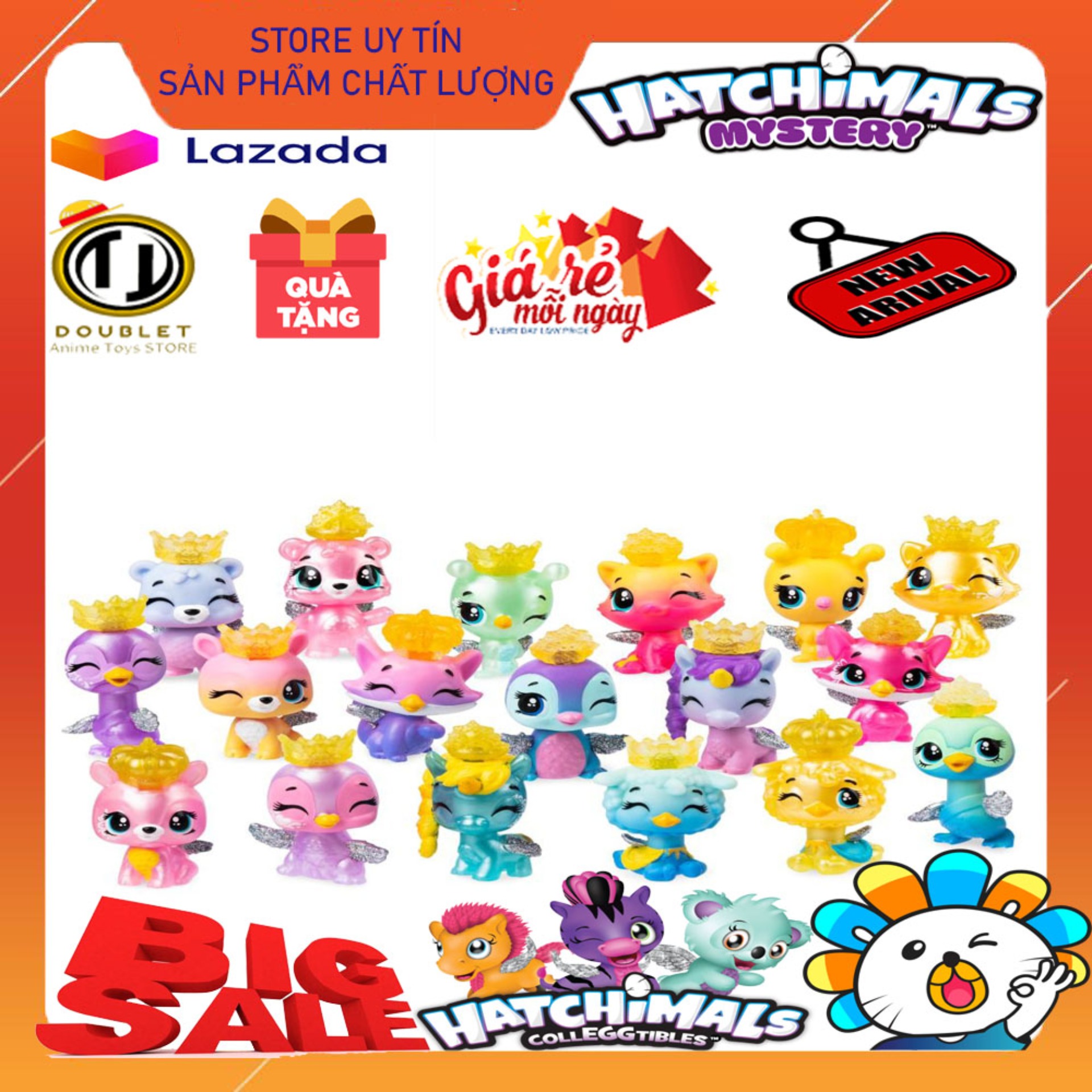 [HCM]NGẪU NHIÊN 3 MÓN ĐỒ CHƠI TRỨNG NỞ THÚ HATCHIMAL MÓN QUÀ ĐỒ CHƠI CHO BÉ CƠN SỐT MÓN HÀNG HOT NHẤT HIỆN NAY