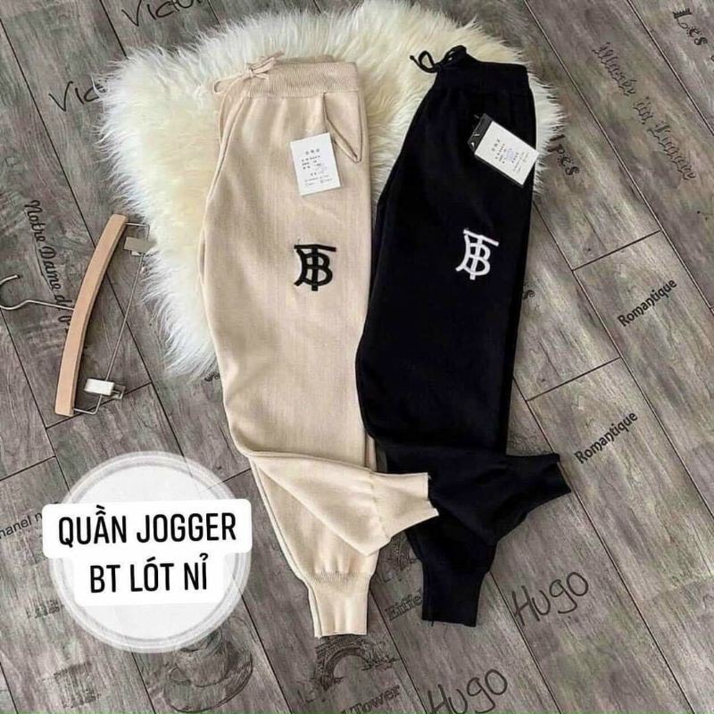 Quần jogger bt lót nỉ 39 hqc