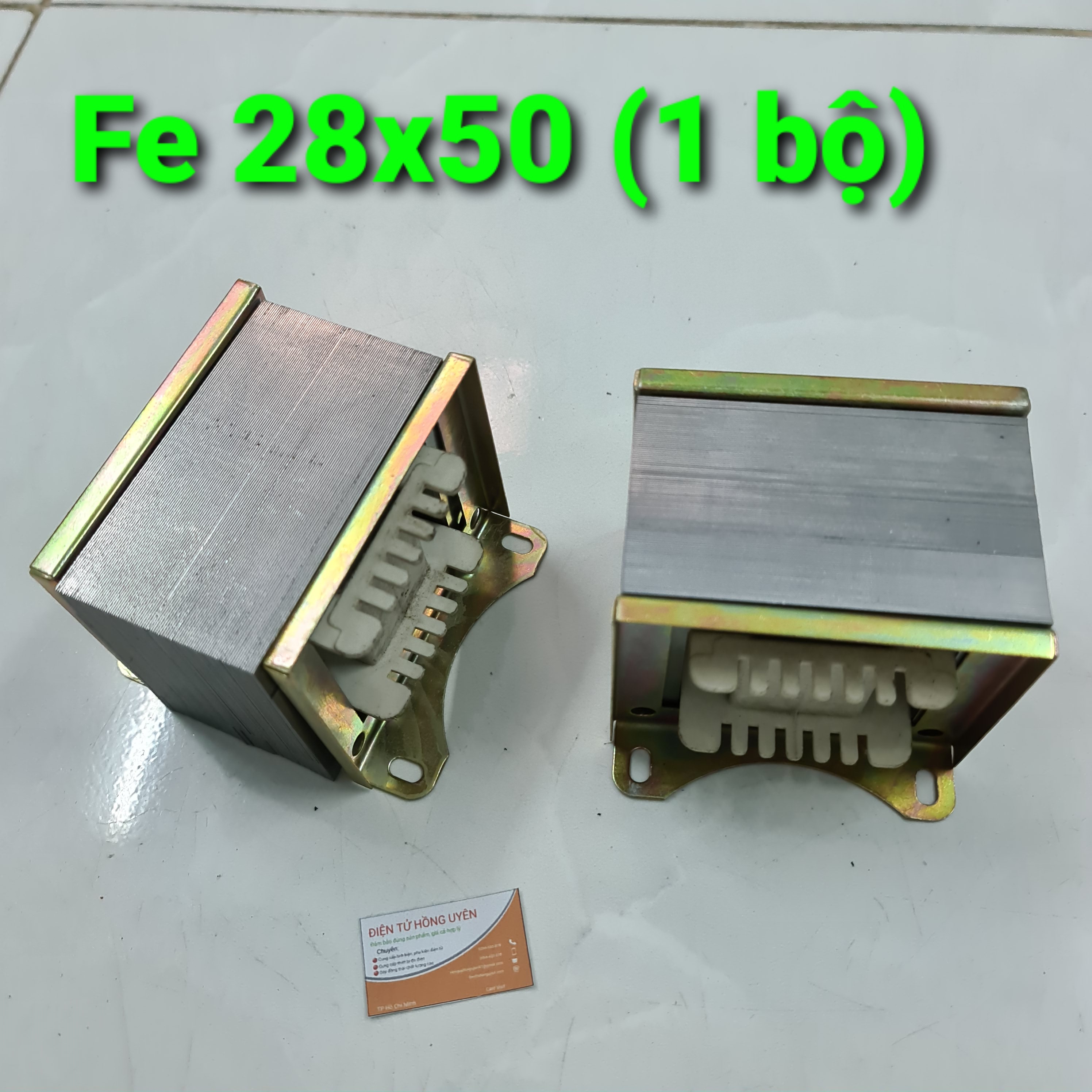 Phe biến áp 28x50. Phe quấn biến áp kích cơ. Fe biến áp quấn sạc acquy. Fe biến áp có cả khuôn nhựa. Lõi biến áp vuông Ei. Fe 2,8x5 (gồm phe sắt và khuôn nhựa biến áp, bát gông fe).