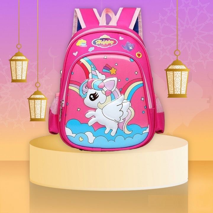 [ Tặng Quà ] Cặp balo học sinh đi học mầm non mẫu giáo bé trai bé gái in hình elsa siêu nhân BALO-22 phù hợp cho bé từ 1 đến 5 tuổi