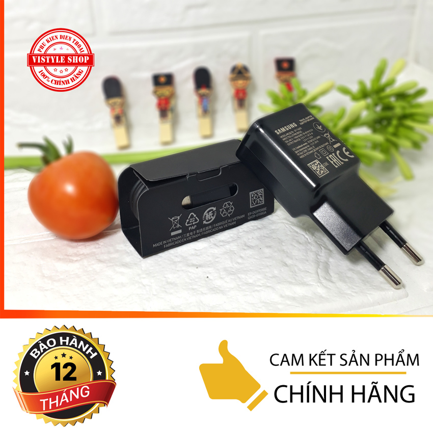 [Chính Hãng] Bộ sạc nhanh Samsung Type C 15W  S8/S9/Note 8/Note 9, Dây sạc Usb type C, Dài 1m, Tự động điều chỉnh dòng bảo vệ pin điện thoại - Vistyle shop