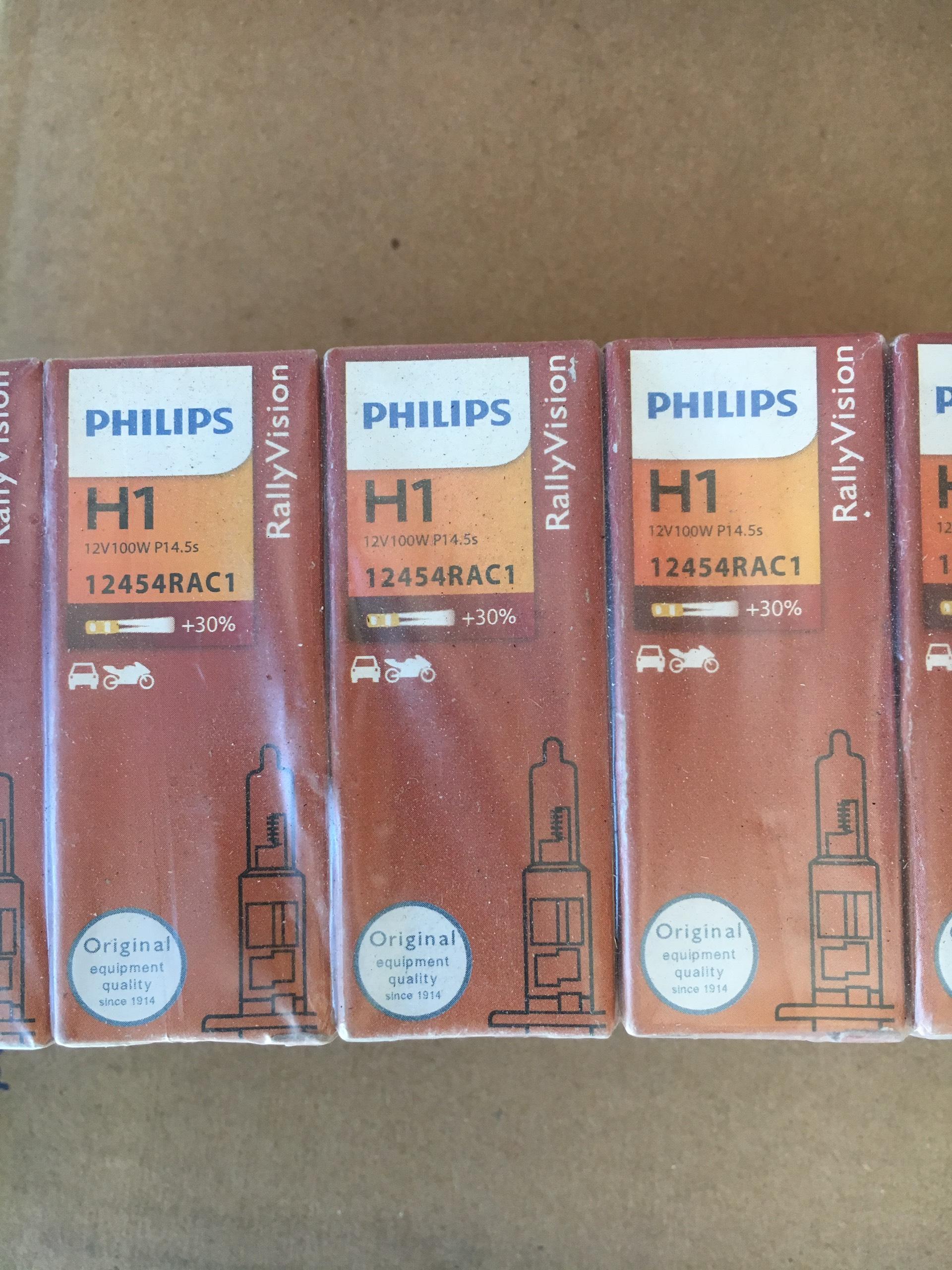 12v h1 bóng đèn xe hơi philips 100w
