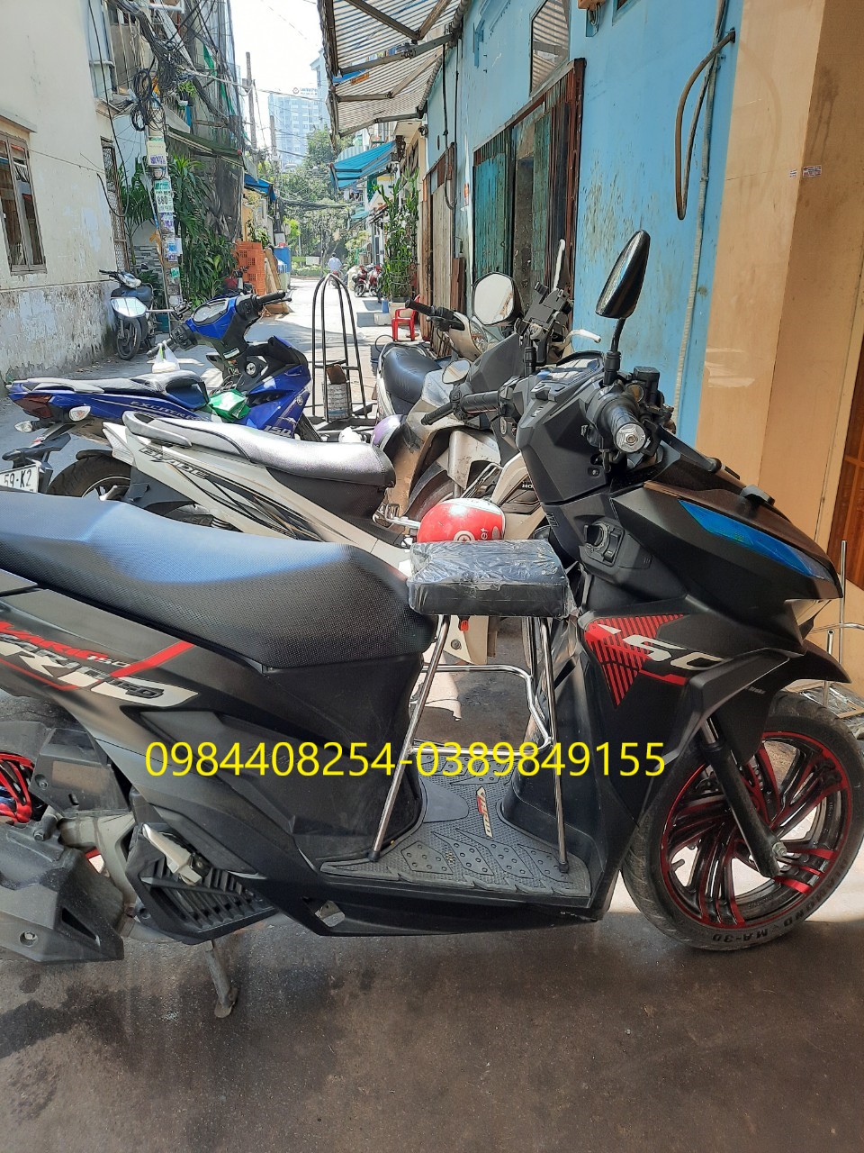 Ghế ngồi xe máy cho bé xe Click - Click Thái - Vario không dựa