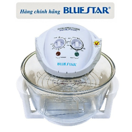 Lò nướng thủy tinh bluestar bs-12lo có vòng nâng lên đến 15lit