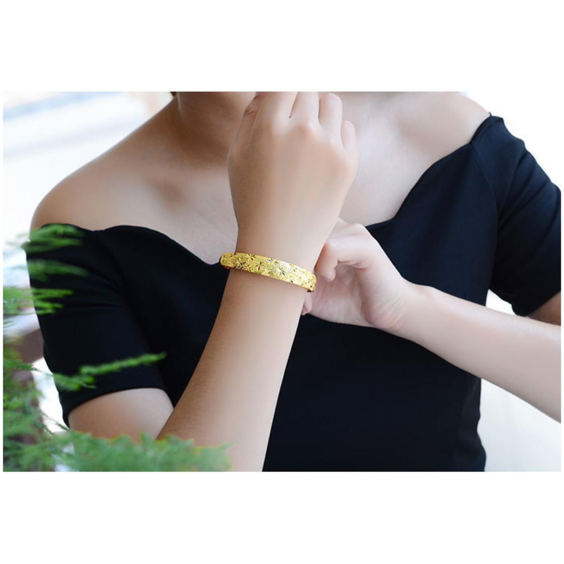 Lắc tay nữ mạ vàng 18k