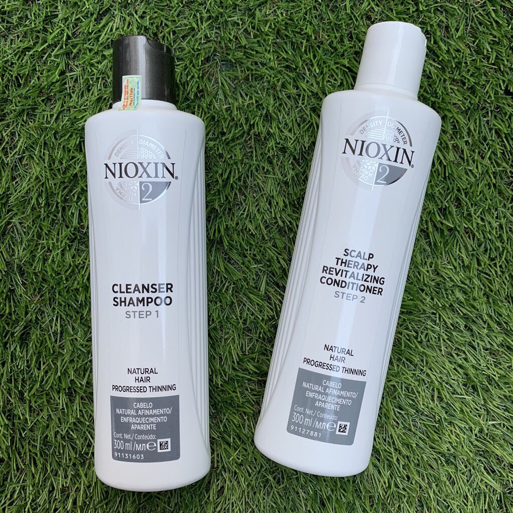 Cặp dầu gội xả chống rụng và kích thích tóc rụng tự nhiên nioxin 300ml x 2