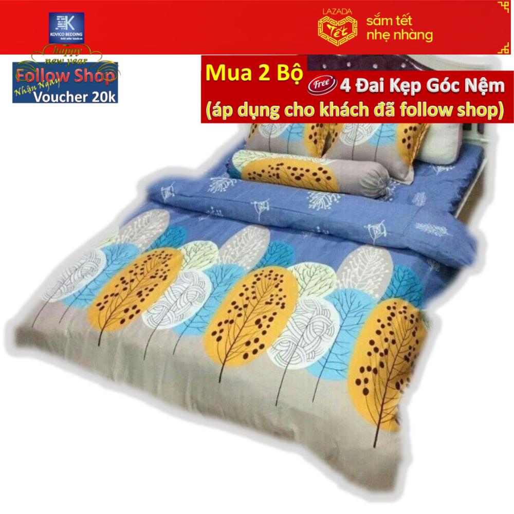 Bộ ga lá sen đá 1.6mx2.0m
