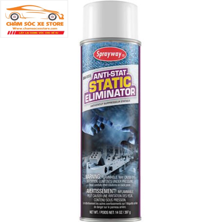 [HCM]Dung dịch khử tĩnh điện Sprayway Anti-Stat Static Eliminator SW-955 397g