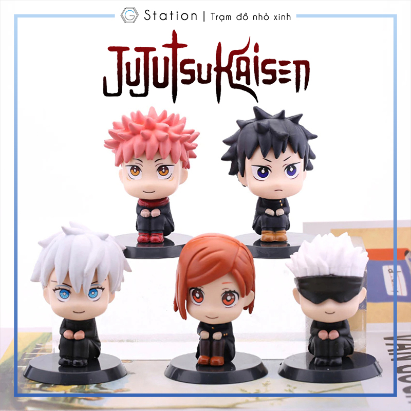 Set 5 mô hình manga anime jujutsu kaisen chú thuật sư - dc031