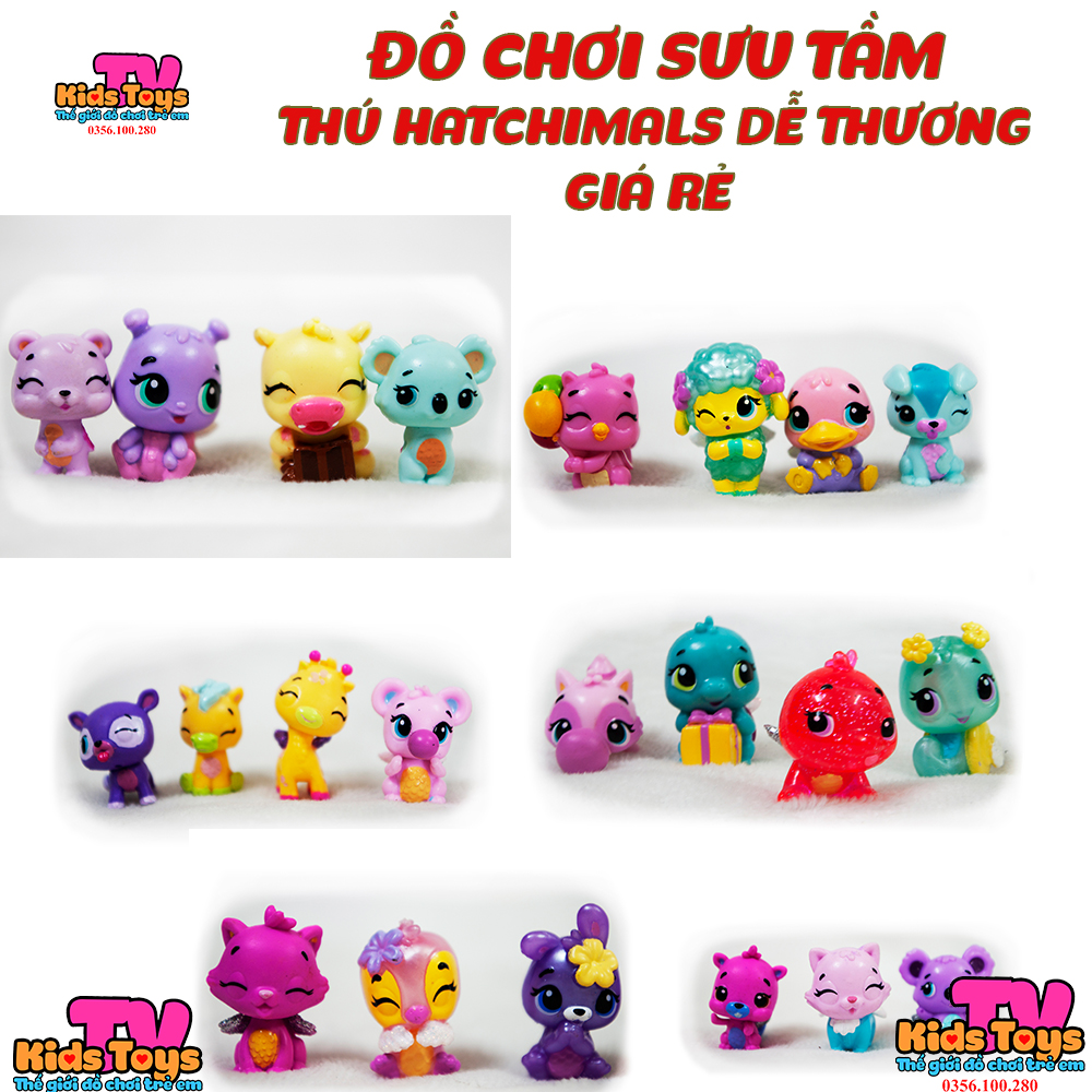 Đồ chơi thú hatchimals / combo10 thú ngẫu nhiên/ 50 thú ngẫu nhiên không trùng mẫu . Hàng đẹp