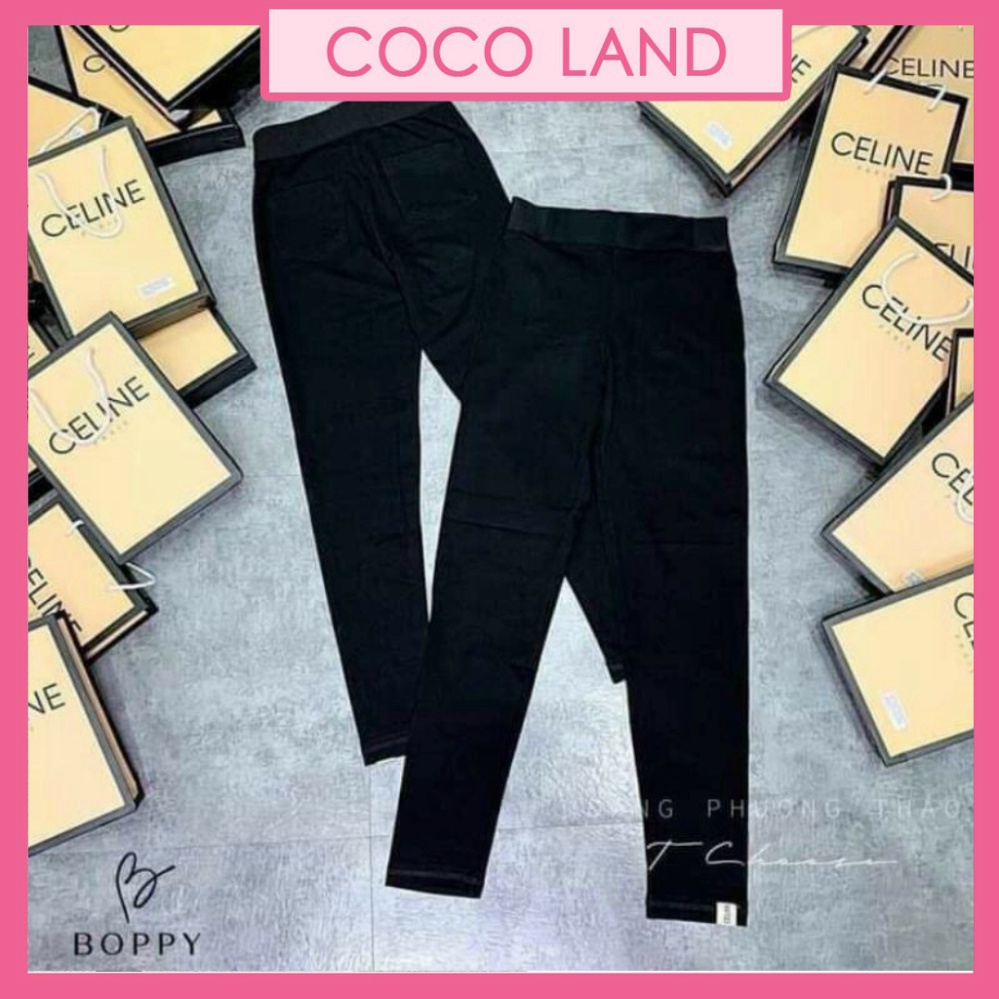 Quần legging cạp cao hình dáng mới cocoland - sang chảnh - cao cấp